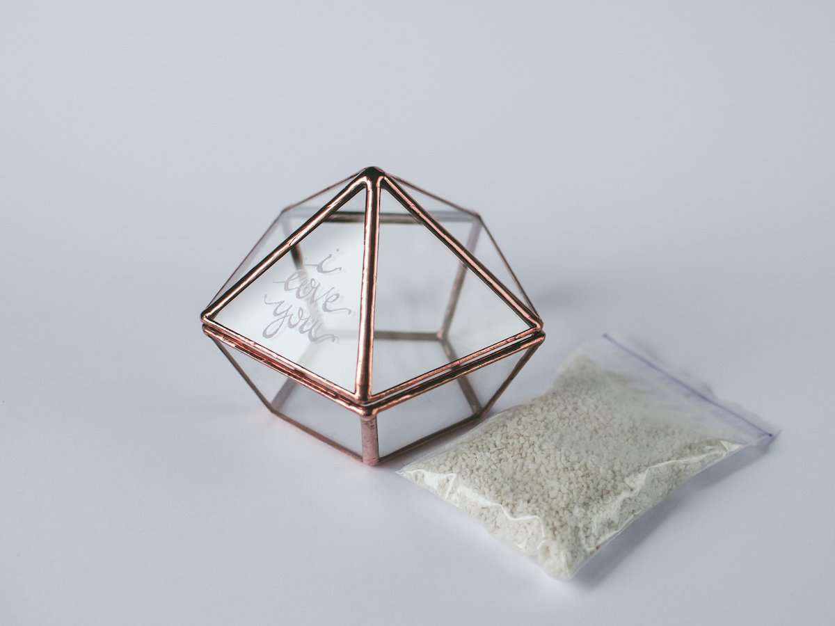 Geometric Glass Ring Box - Image 2