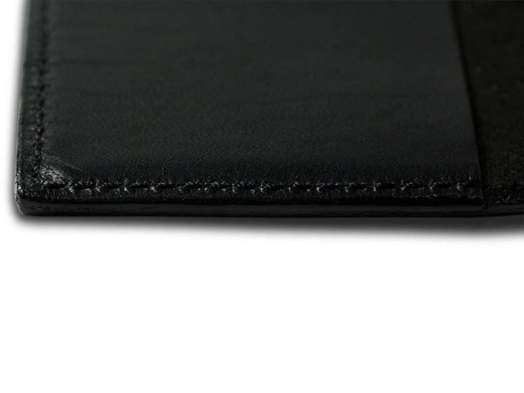 Horween Leather Moleskine Cahier Notebook Cover - Black - Image 4