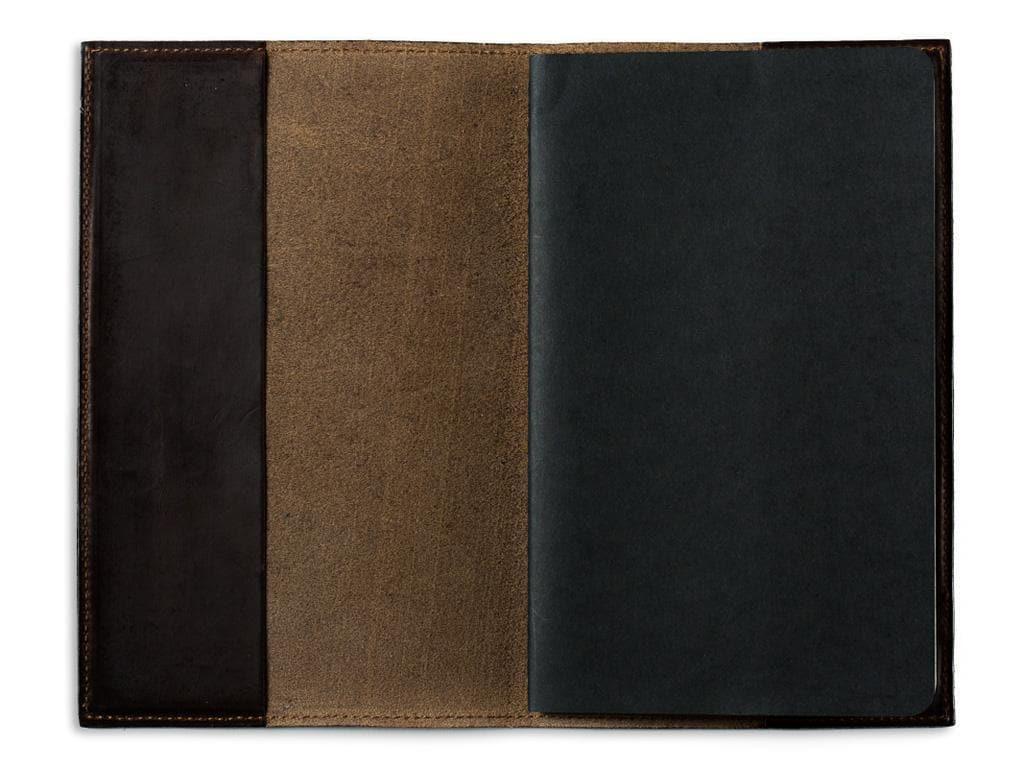 Horween Leather Moleskine Cahier Notebook Cover - Brown