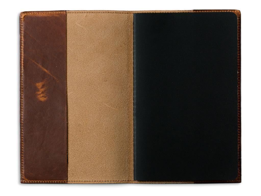 Horween Leather Moleskine Cahier Notebook Cover - Chestnut