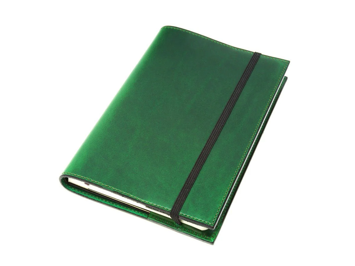 Horween Leather Moleskine Classic Notebook Cover - Green