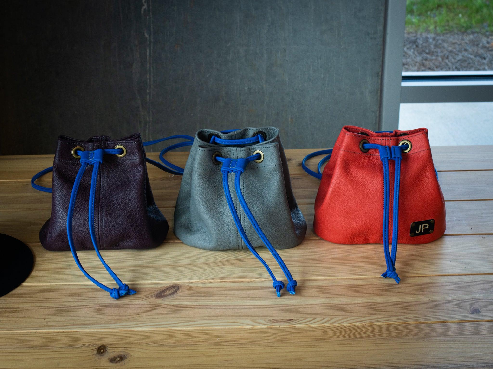 Italian Leather Owl Bag - Plum - Image 3