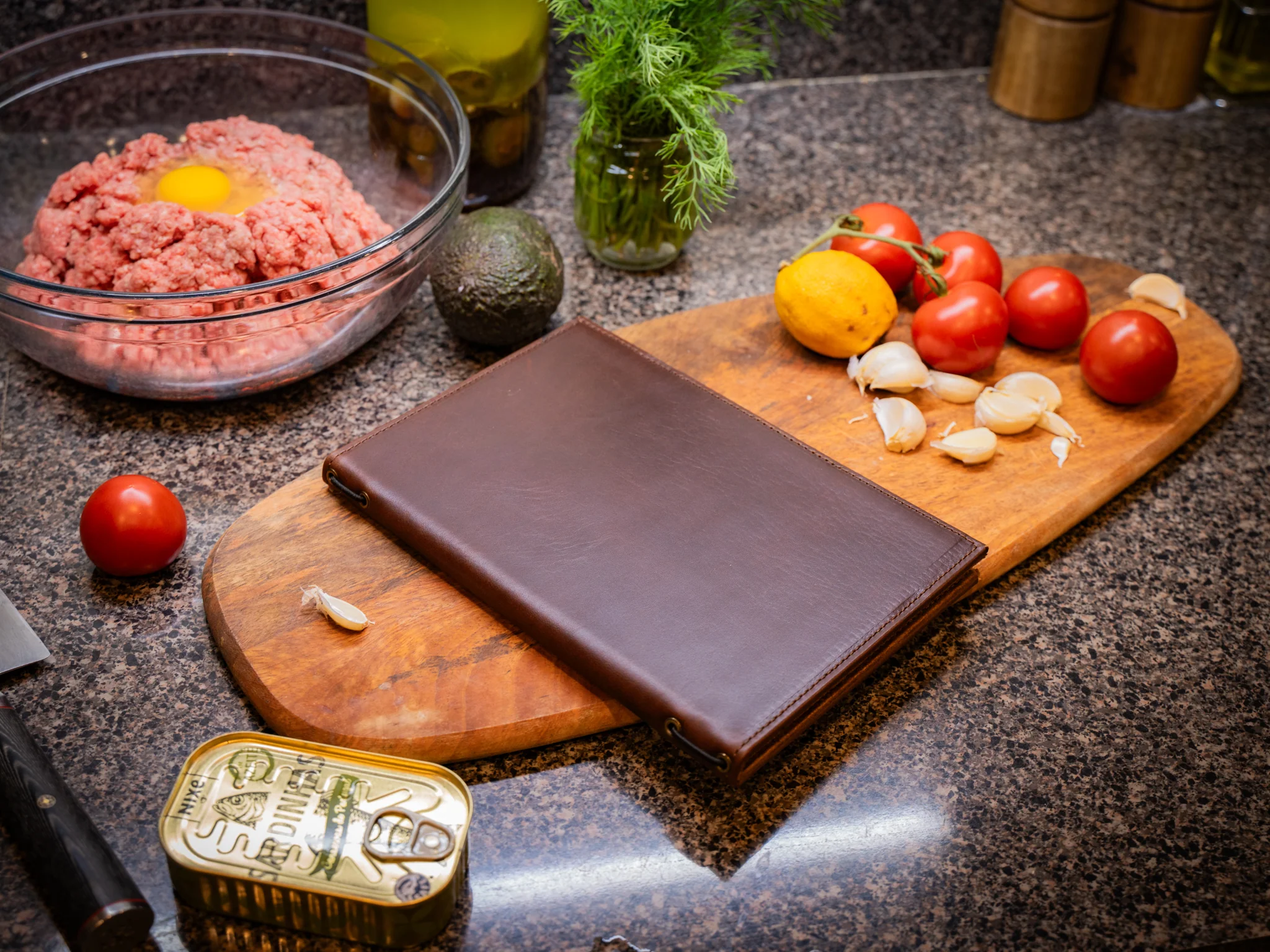 Hard Cover Menu - Chestnut - Image 4