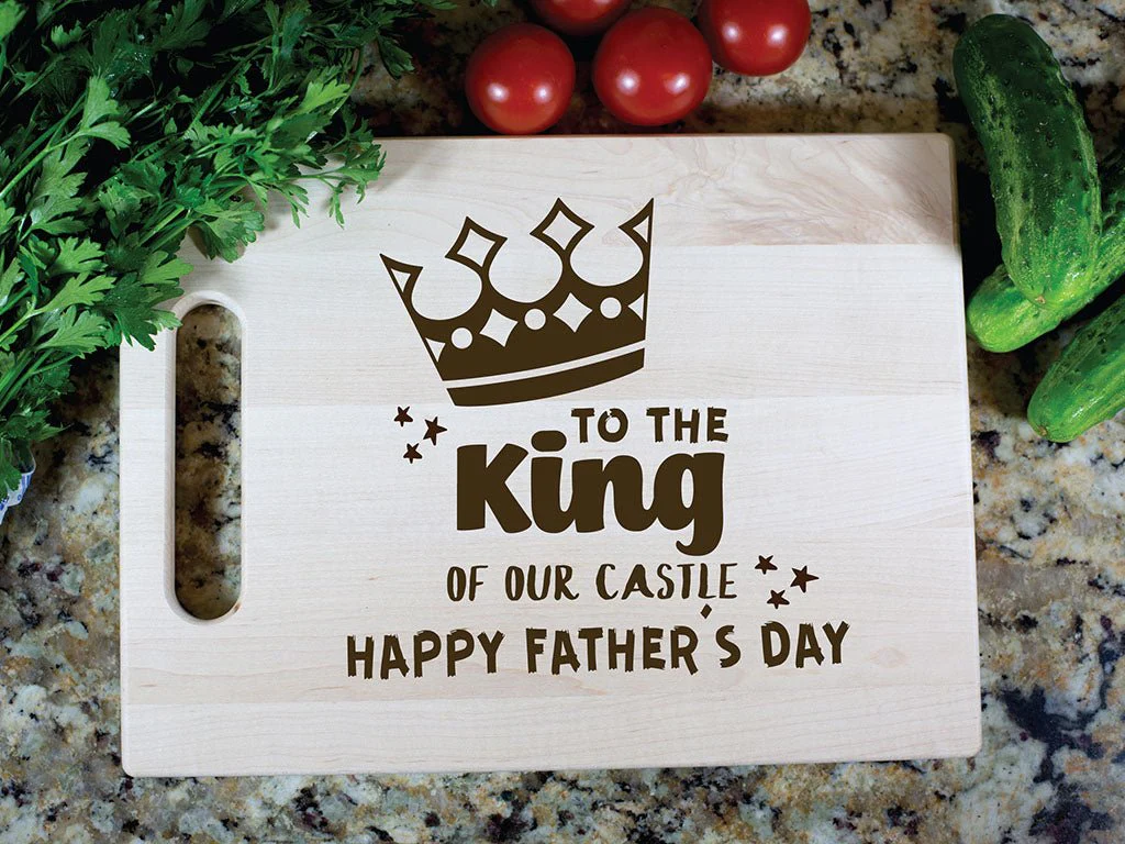 Wooden Cutting Board The King Dad